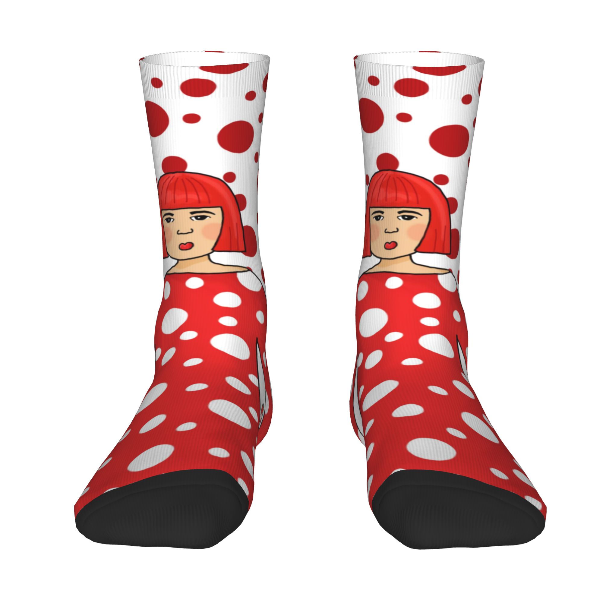 Dress Sock Men - Custom Yayoi Kusama Men Women Crew