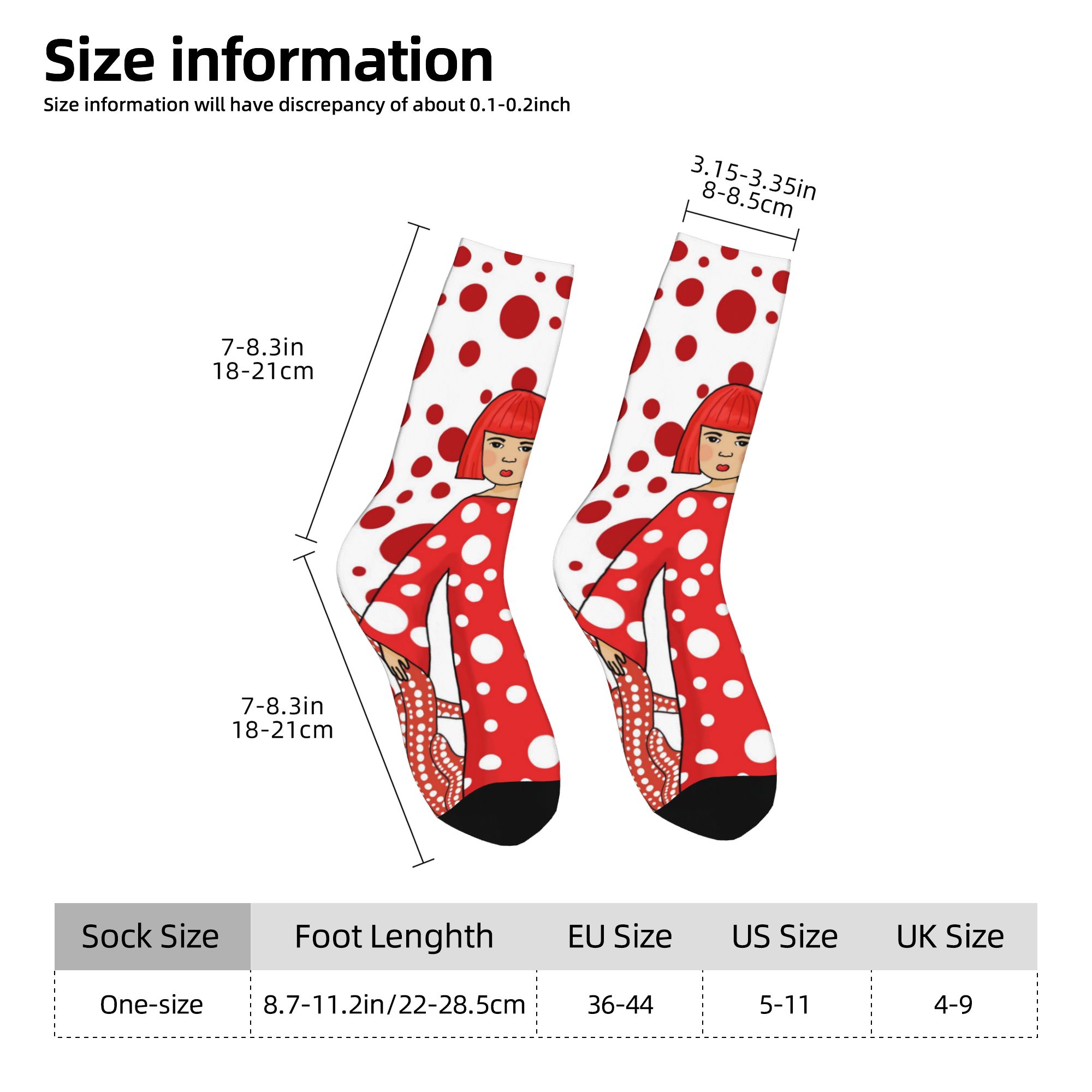 Custom Yayoi Kusama  Men Women - Dress Sock Men ulasan dan harga