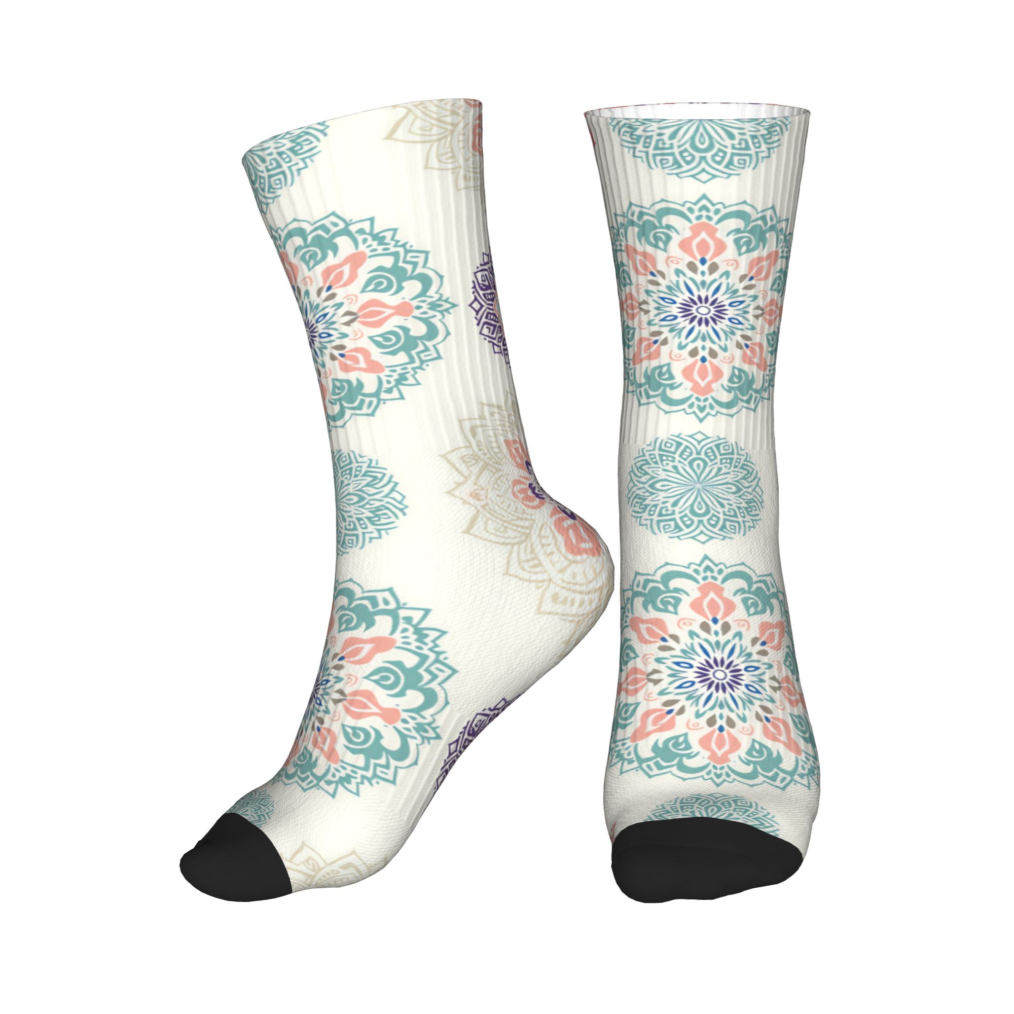 Fun Mens Pastel Boho Mandala P - Dress Sock Men ulasan dan harga