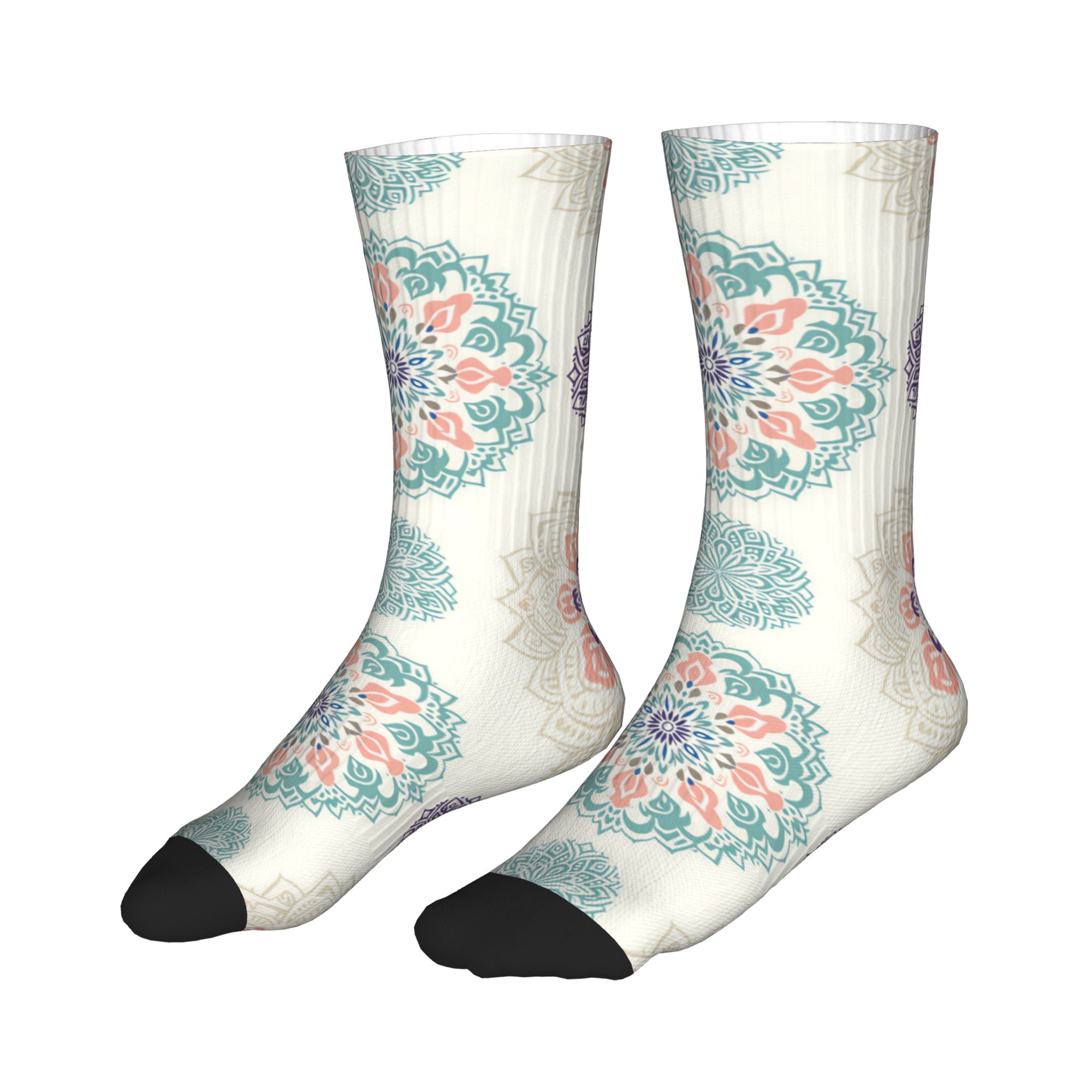 Fun Mens Pastel Boho Mandala P - Dress Sock Men ulasan dan harga