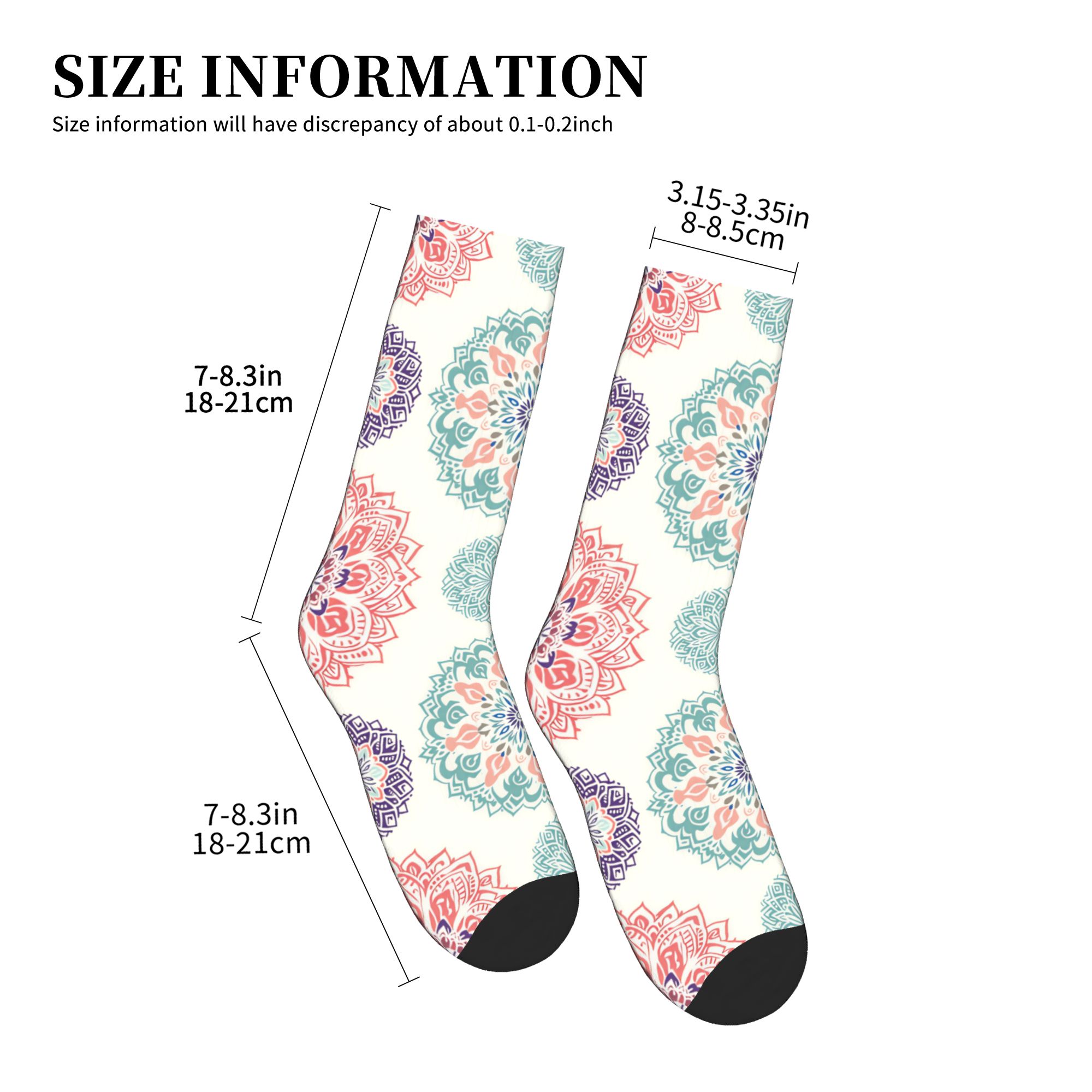 Fun Mens Pastel Boho Mandala P - Dress Sock Men ulasan dan harga